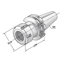 ER-Collet chuck  SK 40 - 1/10 - 100 | ER 16