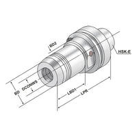 Hydraulic expansion chuck HSK 40 - 20 - 100