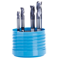 Solid carbide set - 3 flutes short 6 / 8 / 10 / 12 mm