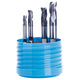 Solid carbide set - 3 flutes short 6 / 8 / 10 / 12 mm