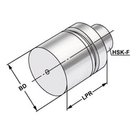 Boring bar blank HSK 63 - 63 - 125