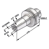 Shrink chuck 4,5° HSK 63 - 32 - 125