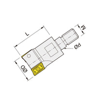 screw in cutter 90° 32 - M16 APKT 1604 / APHX 1604