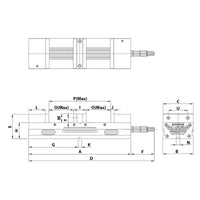 Twin vice TLD-40G/HV mechanical