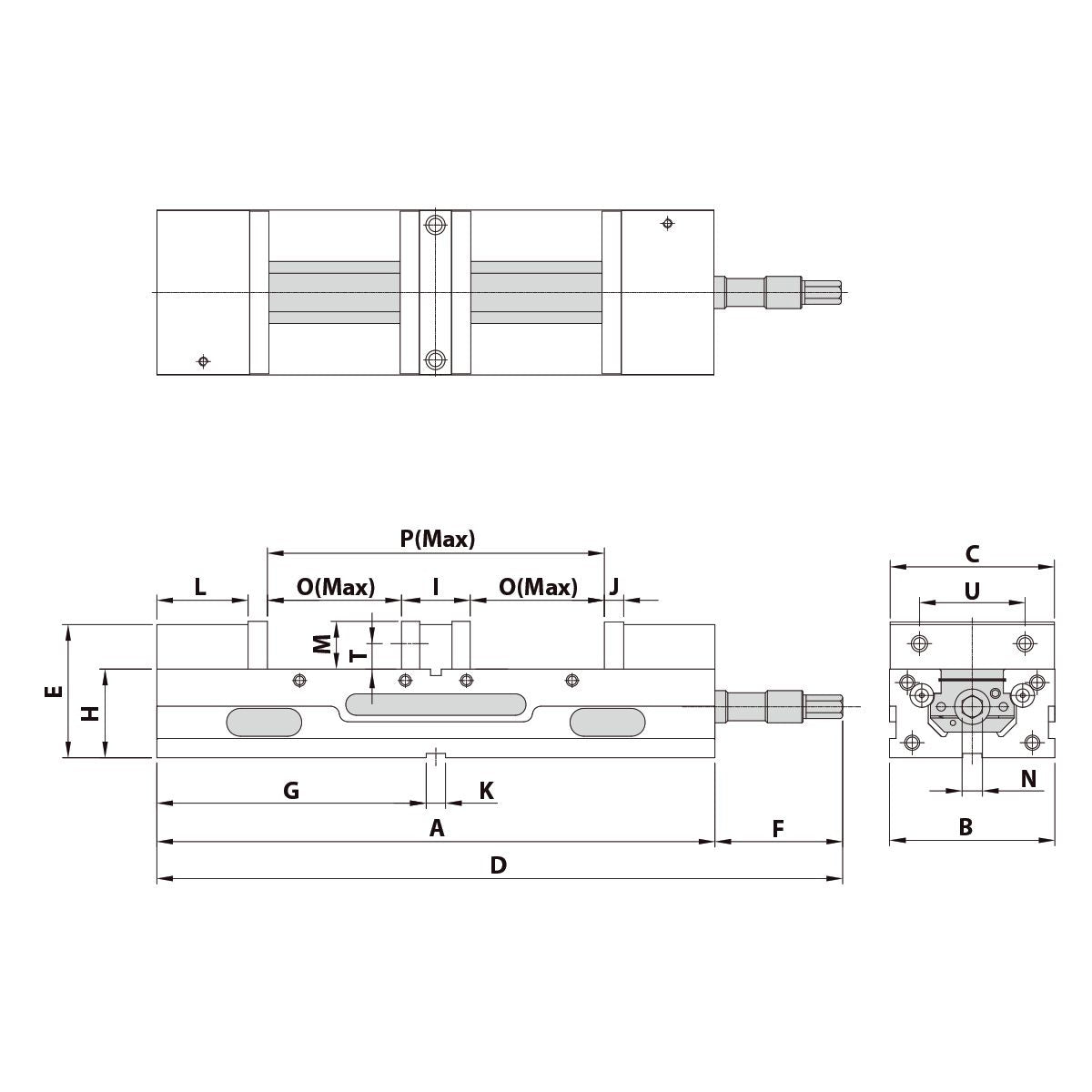 Twin vice TLD-60G/HV mechanical