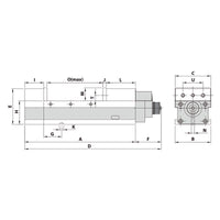 Precision vice AVM-200G/HV mechanical with mechanical booster