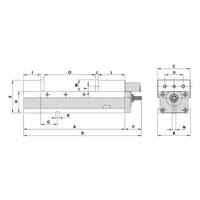 Precision vice AVC-160G/HV mechanical