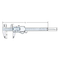Digital Caliper | 0-200mm  IP67 | reading 0,01mm