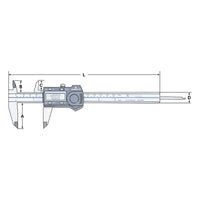 Digital Caliper | 0-200mm  reading 0,01mm