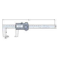 Digital Caliper | 0-200mm  for outside grooves / with data output