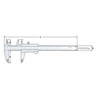 Vernier caliper | 0-300mm analogue | with locking screw