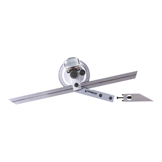 Universal bevel protractor with fine adjustment 150mm+200mm+300mm