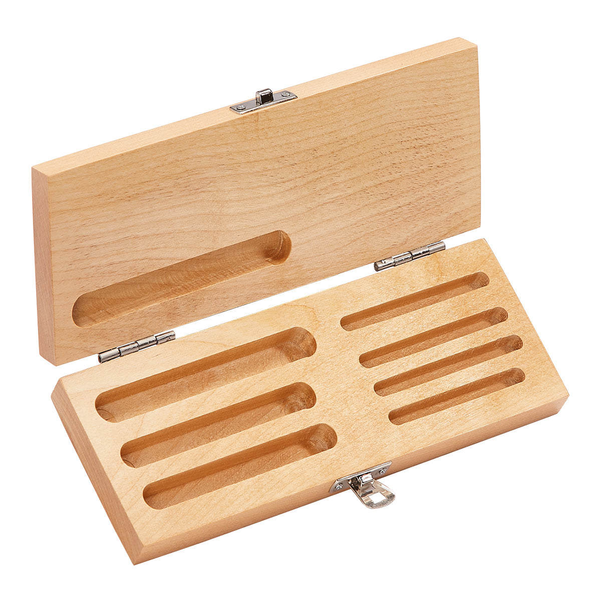 Wooden boxes, empty for Thread plug gauge for 7 pcs.