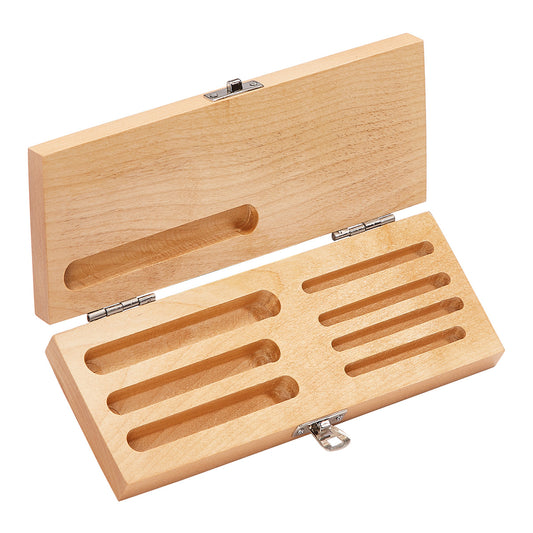 Wooden boxes, empty for Thread plug gauge for 7 pcs.
