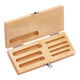 Wooden boxes, empty for Thread plug gauge for 7 pcs.