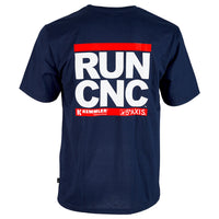 T-shirt made from 100% cotton Night-blue RUN-CNC print