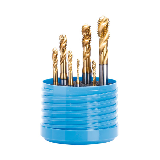 HSS-E spiral flute taps set M3 / M4 / M5 / M6 / M8 / M10 / M12
