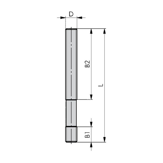 Studs DIN 6379 M8x40