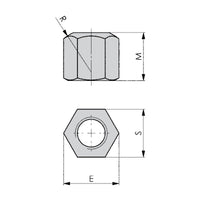 Fixture nuts DIN 6330B M6