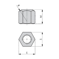 Fixture nuts DIN 6330B M8