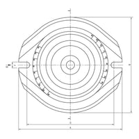 Swivel base for machine vice HPT 40
