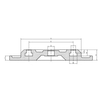 Swivel base for machine vice HPT 40