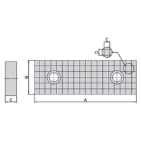 Serrated jaws (Pair) for HP-40 