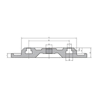 Swivel base for machine vice HP-50 / MP-50