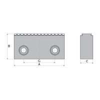 Claw jaws set (Pair) for ATW-40 / ATD-460 
