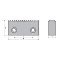Claw jaws set (Pair) for AVQ-125 | AVL-125 