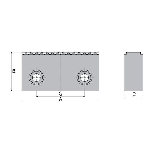 Claw jaws set (Pair) for AVQ-125 | AVL-125
