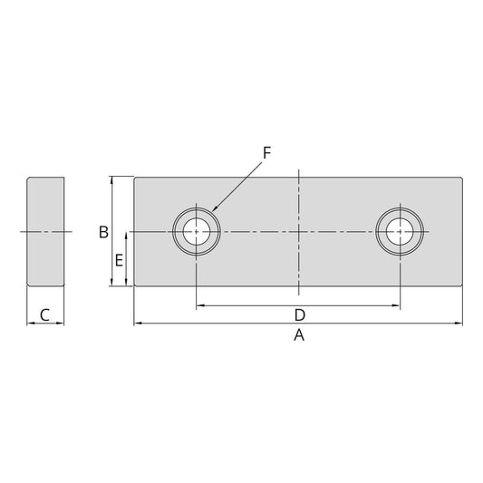 Pair of clamping jaws for ATW-50 / AMC-50 / ATD-570