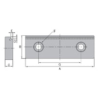 Step jaw (Pair) for ATW-40 / ATD-460 