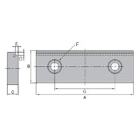 Step jaw (Pair) for AVQ-125 | AVL-125 