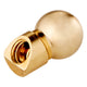 Ball spray nozzle (brass) 12 mm Ø 12 mm - 19 - M6